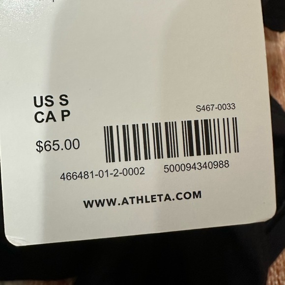 NWT athleta weekender tunic black size small style #466481 - Picture 3 of 7